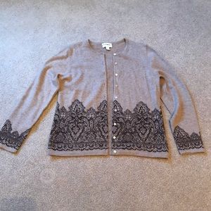 Cashmere button down sweater!